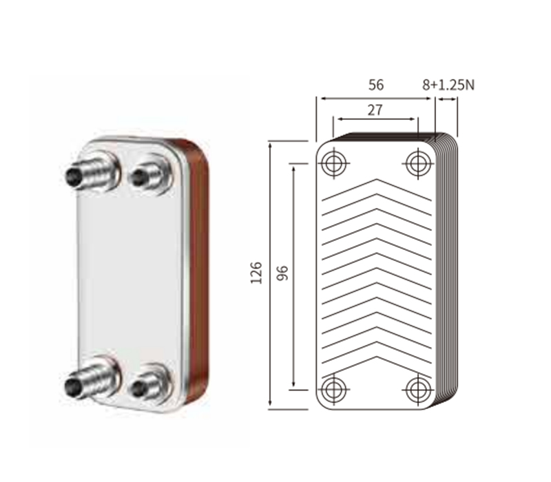 20444 Yacht accessories-heat exchanger 