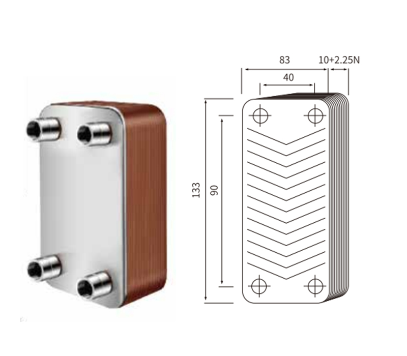 20446 Yacht accessories-heat exchanger 