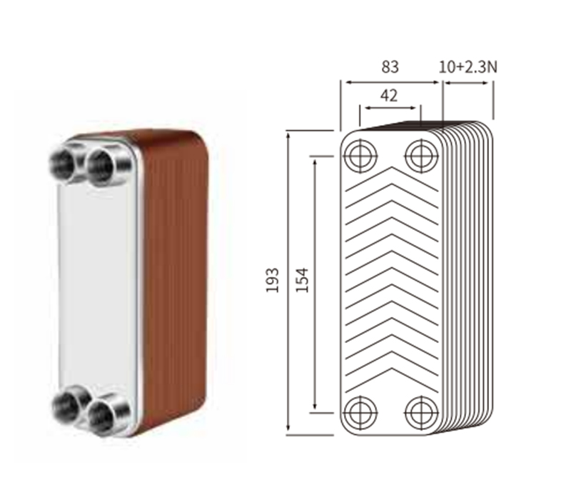 20447 Yacht accessories-heat exchanger
