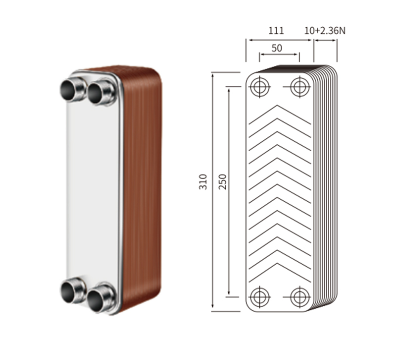 20449 Yacht accessories-heat exchanger